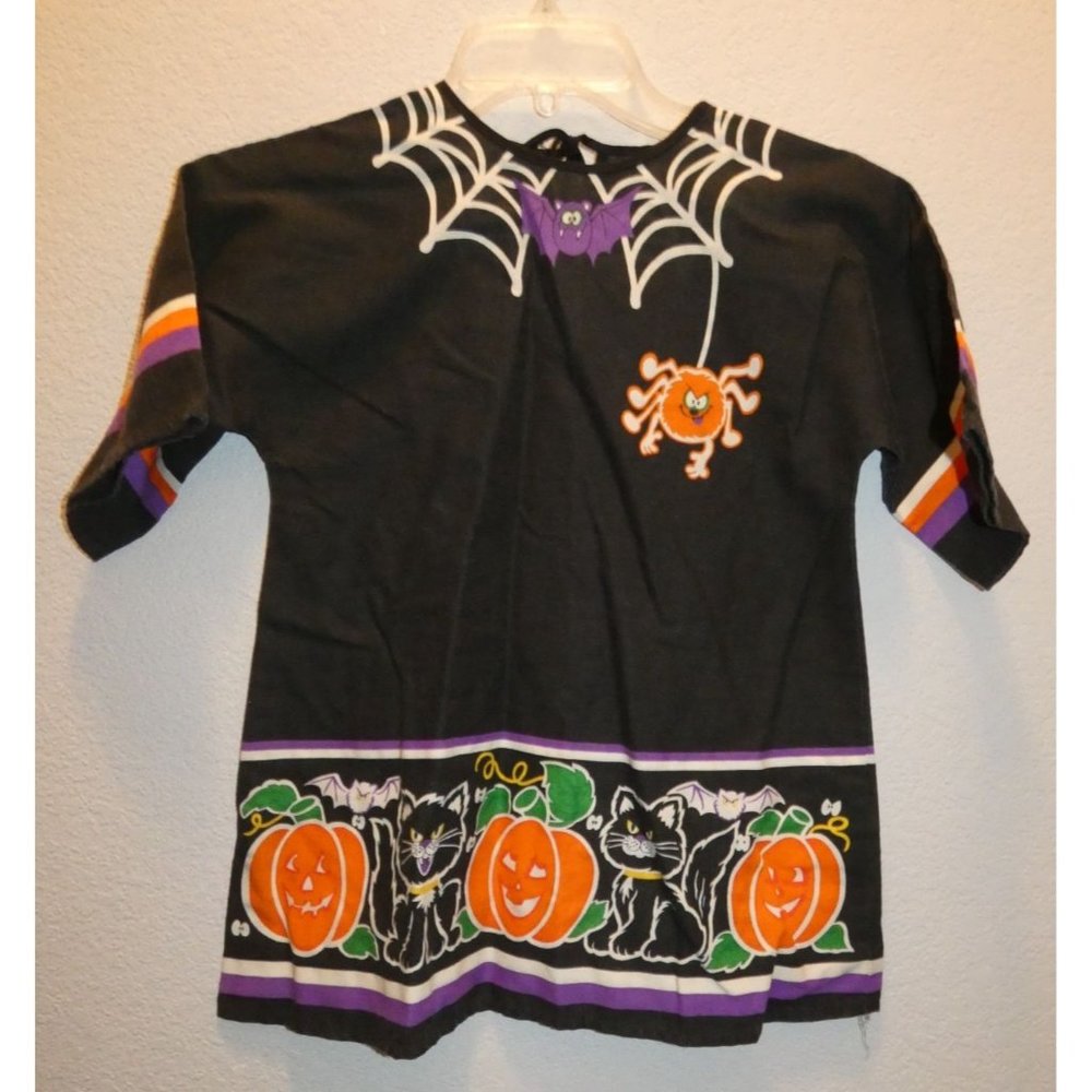 Women's Handmade Halloween Top, Size Medium